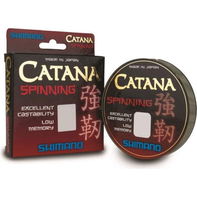 Леска SHIMANO CATANA SPINNING 100м 0,22мм 5,4кг CATSP10022 Леска SHIMANO CATANA SPINNING 100м 0,22мм 5,4кг CATSP10022