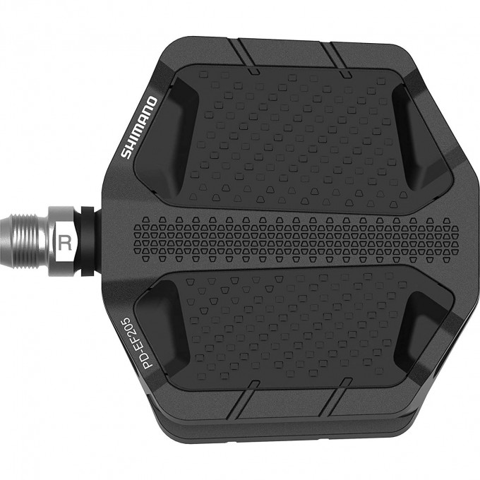Педали SHIMANO EF205, топталки, черный EPDEF205L Педали SHIMANO EF205, топталки, черный EPDEF205L