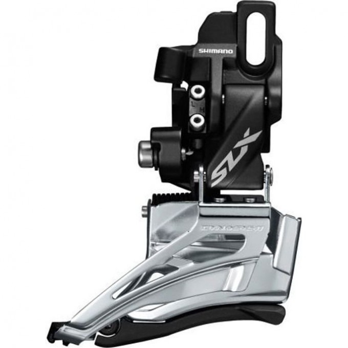 Переключатель передний SHIMANO SLX, M7025-E, E тип без BB пластины, для 2X11, нижняя тяга IFDM702511E6X Переключатель передний SHIMANO SLX, M7025-E, E тип без BB пластины, для 2X11, нижняя тяга IFDM702511E6X
