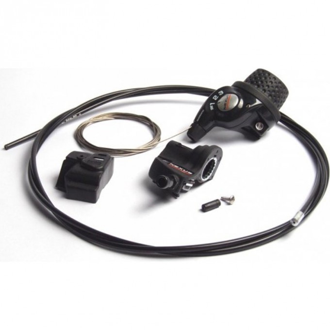 Шифтер SHIMANO NEXUS, 3S35E, 3 скорости, с bell crank 3, оплетка, 2550мм черный ASL3S35E255LS Шифтер SHIMANO NEXUS, 3S35E, 3 скорости, с bell crank 3, оплетка, 2550мм черный ASL3S35E255LS
