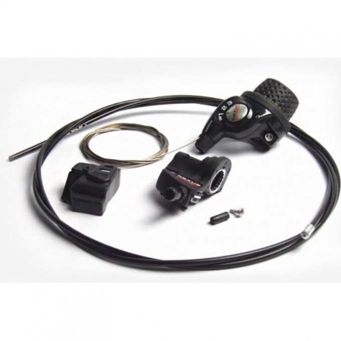 Шифтер SHIMANO NEXUS, 3S35E, 3ск, с bell crank 3, оплетк, 2170мм черн ASL3S35E217LS Шифтер SHIMANO NEXUS, 3S35E, 3ск, с bell crank 3, оплетк, 2170мм черн ASL3S35E217LS