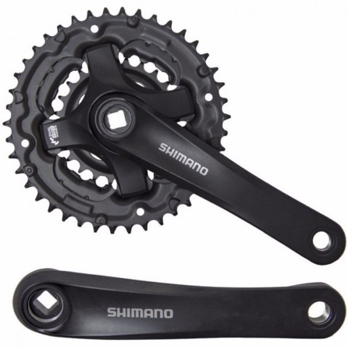 Система SHIMANO MT210, 175мм, интегрированный вал, 46/30, без защиты, цвет черный EFCMT210EX60XL Система SHIMANO MT210, 175мм, интегрированный вал, 46/30, без защиты, цвет черный EFCMT210EX60XL