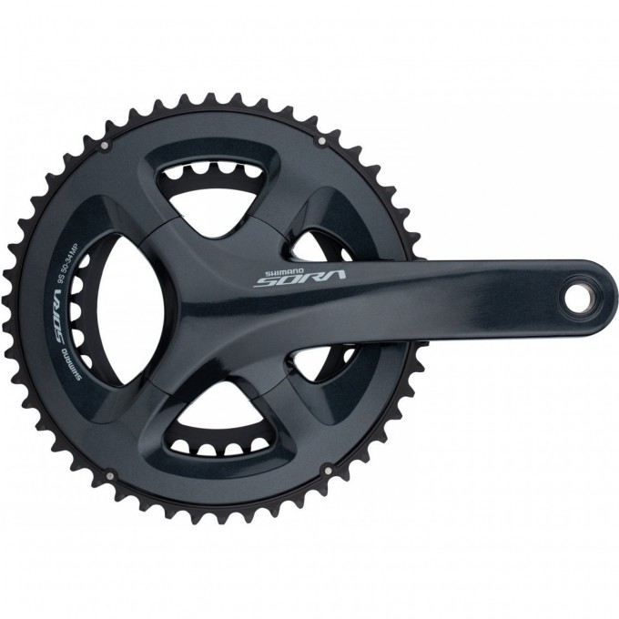 Система SHIMANO SORA, R3000, 175 мм, 50/34 без каретки EFCR3000EX04X Система SHIMANO SORA, R3000, 175 мм, 50/34 без каретки EFCR3000EX04X