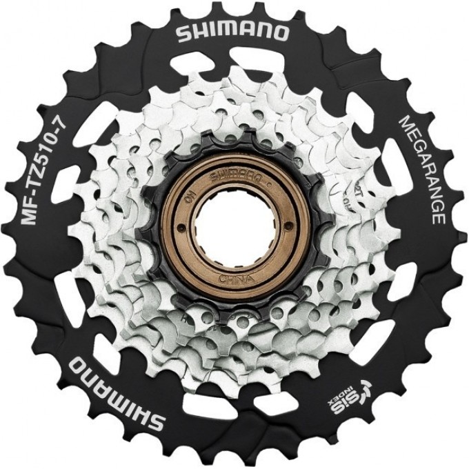 Трещотка SHIMANO TZ510, 7 скоростей, 14-34, без упаковки AMFTZ5107434 Трещотка SHIMANO TZ510, 7 скоростей, 14-34, без упаковки AMFTZ5107434
