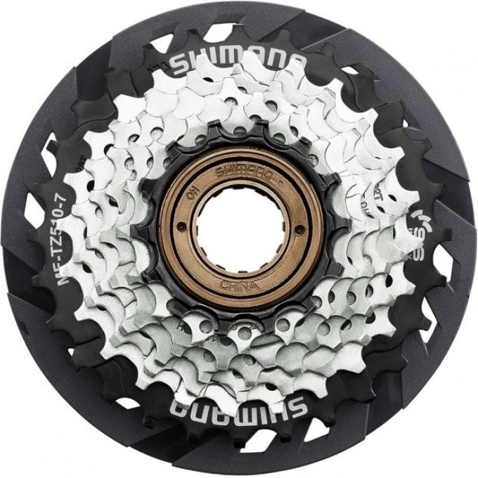 Трещотка велосипедная SHIMANO TOURNEY TZ510, 7 скоростей, 14-28T, с защитой AMFTZ5107428CP