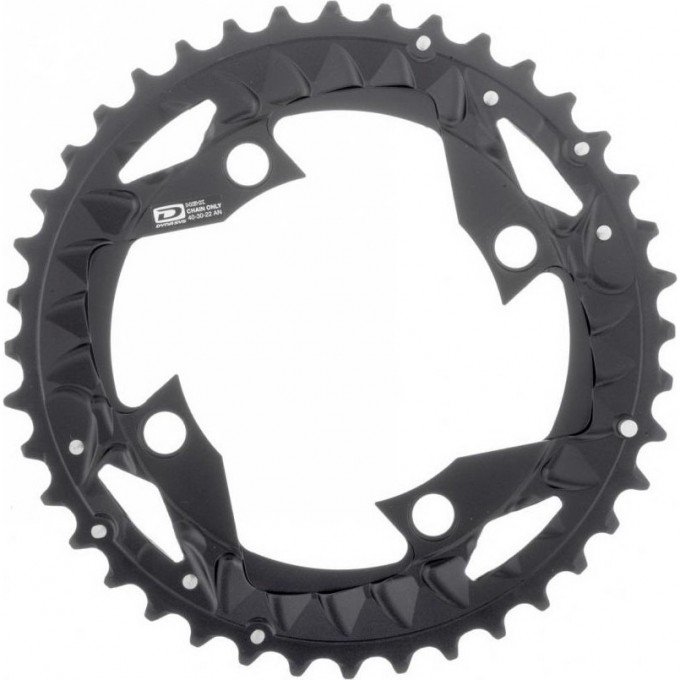 Звезда передняя SHIMANO Y-PART, для FC-M523, 40T-AN, черный Y1PY98020 Звезда передняя SHIMANO Y-PART, для FC-M523, 40T-AN, черный Y1PY98020
